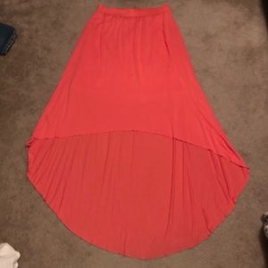 LC Lauren Conrad high low maxi skirt